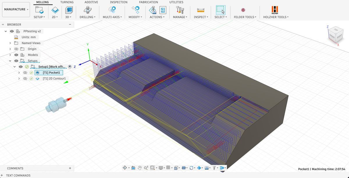 Native SCM Maestro XCS Operation aus Autodesk Fusion