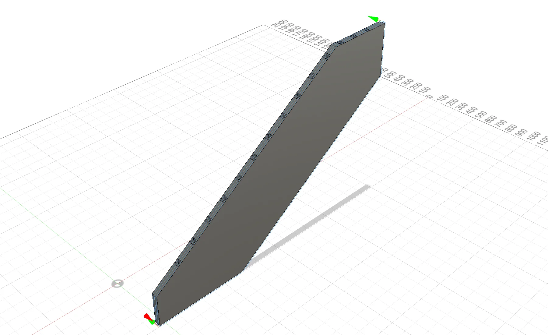 Stair stringer in Fusion Manufacture with generated 2D Contour and 2D Pocket toolpaths